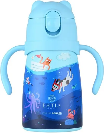 Sticlă termică pentru copii Estia Save The Aegean - Ocean Play, 300 ml
