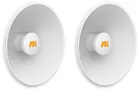 Antene Mimosa - N5-X20, 4.9-6.4 GHz, 20 dBi, 250 mm, 2 bucăți, albe