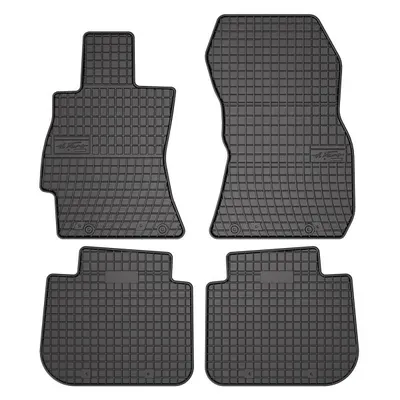 Covor podea FROGUM cauciuc, 4 buc. BASIC, fata spate, set, culoare neagra, potrivit SUBARU FORESTER, IMPREZA, LEGACY IV 09.03-, Liftback Station wagon SUV