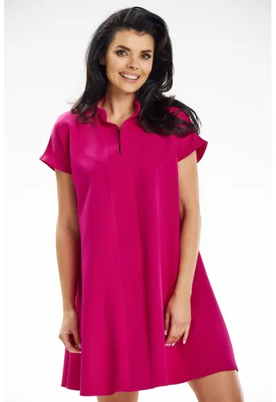 Rochie dama poliester - A635 - Fuchsia
