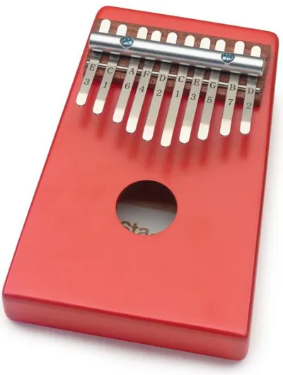 Stagg kalimba pentru copii - KALI-KID10-RD, 10 clape, roșie