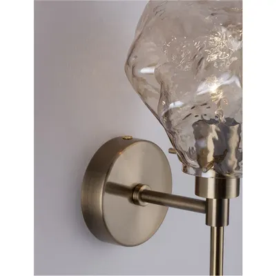 Plafoniera ODELLE Alama aurie Metal & Chihlimbar Sticla LED E14 Wat 1x5 Wat 230 Volt IP20 Fara bec