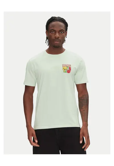 Tricou barbati verde - bumbac