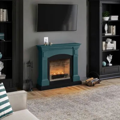 Magna Soft Turquoise Semineu cu lumanari ZenFlame