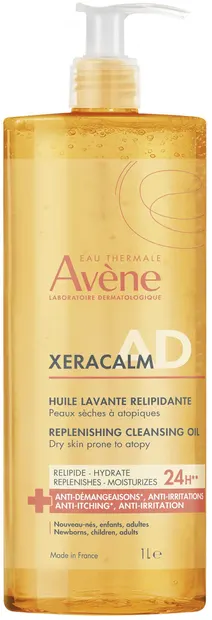 Avène XeraCalm A.D. Ulei de curățare cu efect de rehidratare, 1 l