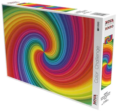 Puzzle Nova puzzle din 1000 piese - Vârtej de culori