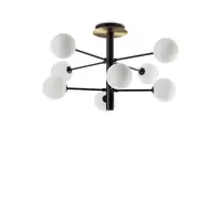 Lampa cu montaj pe tavan Cosmopolitan pl8 Negru