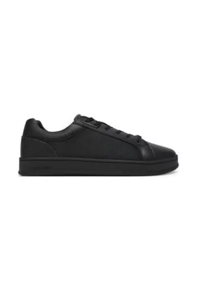 Tenisi barbatesti - 304828232 - piele naturala - negru