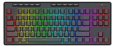 Gaming tastatură Redragon - Shiva TKL Pro, wireless, RGB, neagră