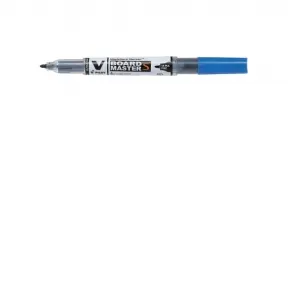 Marker pentru tabla Pilot Vboard Master S, varf rotund, 0.8 mm Albastru