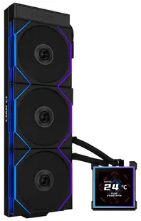 Cooler lichid Lian Li - HydroShift II LCD-S 360 TL, 3x 120 mm, negru