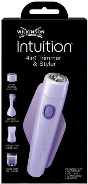 Wilkinson Sword Intuition Trimmer pentru femei 4 în 1 Perfect Finish