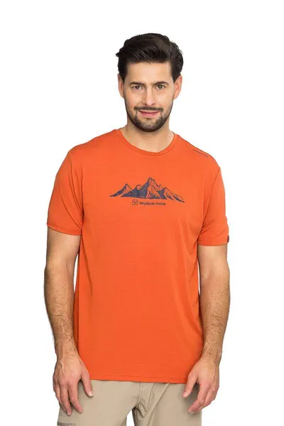 Tricou trekking Lenta Bamboo Light bărbați