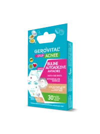 Plasturi Pentru Coșuri Cu Acid Salicilic, Gerovital Stop Acnee, 30 Buc