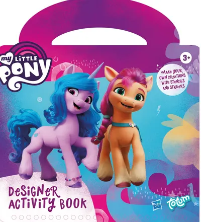 Carte cu activitati Totum - My Little Pony, cu sabloane si autocolante