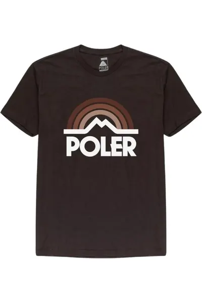 Tricou de drumeție Poler Mountain Rainbow pentru bărbați