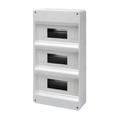 Enclosure Pre-Arranged Fpr Terminal Block - With Door - Walls With Perforation Center - 36+3 Module - Ip40
