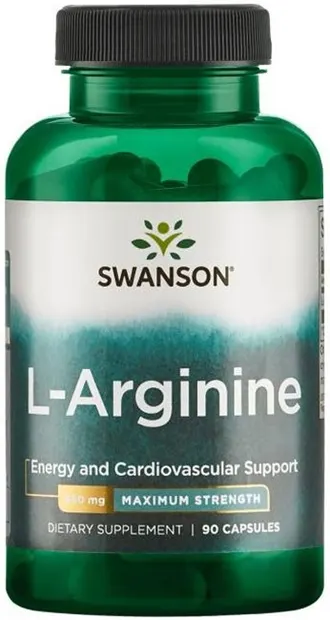 L-Arginine, 850 mg, 90 capsule, Swanson