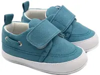 Pantofi pentru bebeluși Funny Baby - Casual, mărimea17, 4-8 luni, albastru deschis