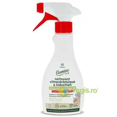 Detergent Eco pentru Suprafete Vitroceramice cu Parfum de Lamaie si Verbina 240ml