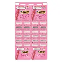 Aparat de Ras BIC Pure 3 Lady, 3 Lame, Femei, 24 Bucati
