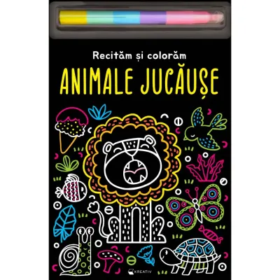 Recitam si coloram, Animale jucause