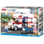 Set de constructie Town, 328 piese, Ambulanta