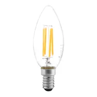 Bec LED Filament Lumanare 4W E14 6500K Clar