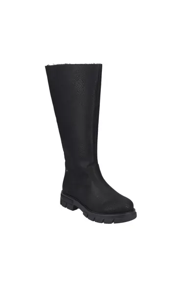 Cizme casual - dama - Z9176-00 negru - piele ecologica`` - Negru