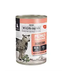WIEJSKA ZAGRODA Mancare umeda pentru catelusi cu miel 12x400 g