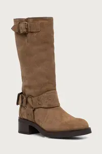 Steve Madden cizme pentru femei din piele întoarsă Bonetta