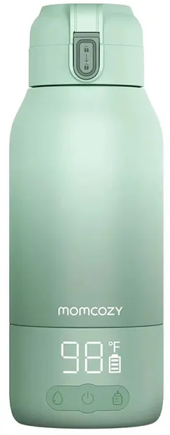 Încălzitor portabil de lapte matern și apă Momcozy - MW05, 500 ml, verde