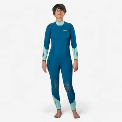 Combinezon scufundări neopren 3mm - SCD 900 Albastru Damă