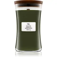 Woodwick Frasier Fir lumânare parfumată cu fitil din lemn 609.5 g