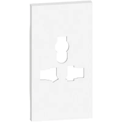 L.NOW - placa priza multistandard 2M alb