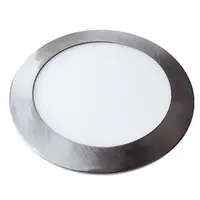 Panou LED slim rotund 24W 4000K - nickel V-TAC SKU-6356