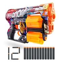 Blaster X-Shot Skins Dread cu 12 proiectile moi