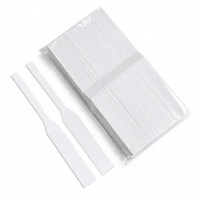 Benzi test parfum din hârtie - alb (set 100 buc)