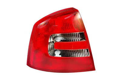 Stop tripla lampa spate stanga potrivit SKODA OCTAVIA HATCHBACK 2004-2008 - (Semnalizator alb, culoare sticla: rosu)