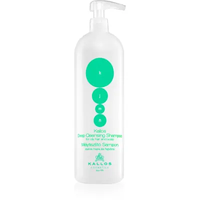 Kallos KJMN Professional curatarea profunda a scalpului pentru par si scalp gras 1000 ml