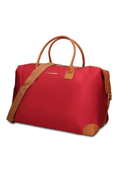Geanta duffle din piele ecologoca Seraphina Prime - Rosu