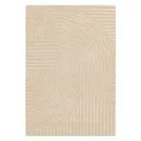 Covor bej din lână 120x170 cm Hague – Asiatic Carpets