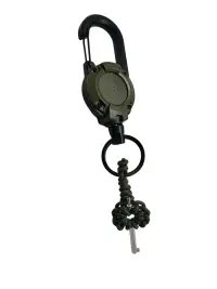 Breloc Talon Micro Cheie Universala Olive pentru Catuse cu Cablu Retractabil Drop Zone - Default Title