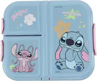 Cutie pentru mâncare GIM Stitch - Cu 3 compartimente, 800 ml