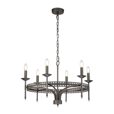 Corp de iluminat suspendat, lustra Crown 6 Light Chandelier