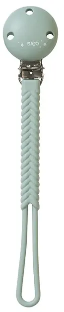 Clemă pentru suzetă Saro Baby - Braid Hunter, menta