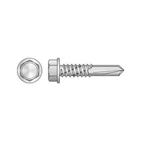 Surub Autoforant Cap Hex si din 7504 Otel Zincat-5.5x38