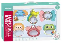 Set de zornăitori și dintiție Chipolino - Animale, 6 piese