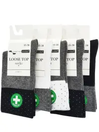 Comfort Sosete fara elastic pentru femei 35-38 Diverse culori