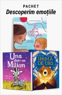 Pachet Descoperim emoțiile. Eu ghem tu fir/Una dintr-un milion/Inimă de urs